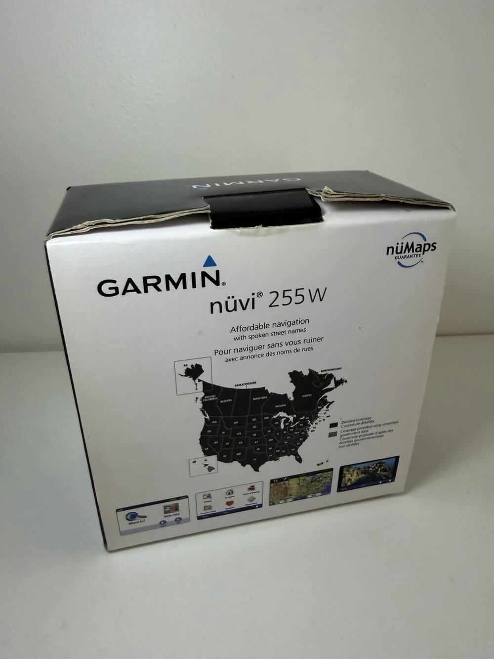 GARMIN Nuvi 255W GPS Navigation System Box Accessories Tested Working Complete